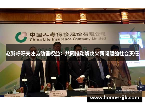 赵鹏呼吁关注劳动者权益：共同推动解决欠薪问题的社会责任